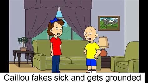 caillou fakes sick|caillou is sick all episodes.